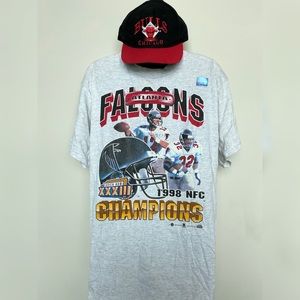 Vintage 1998 Atlanta Falcons NFC Champions Shirt